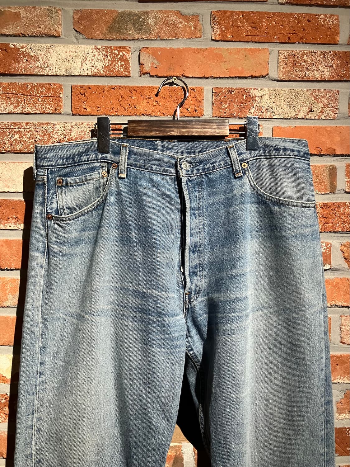 90s USA 빈티지 리바이스 501 데님 팬츠 빅사이즈 상품이미지3