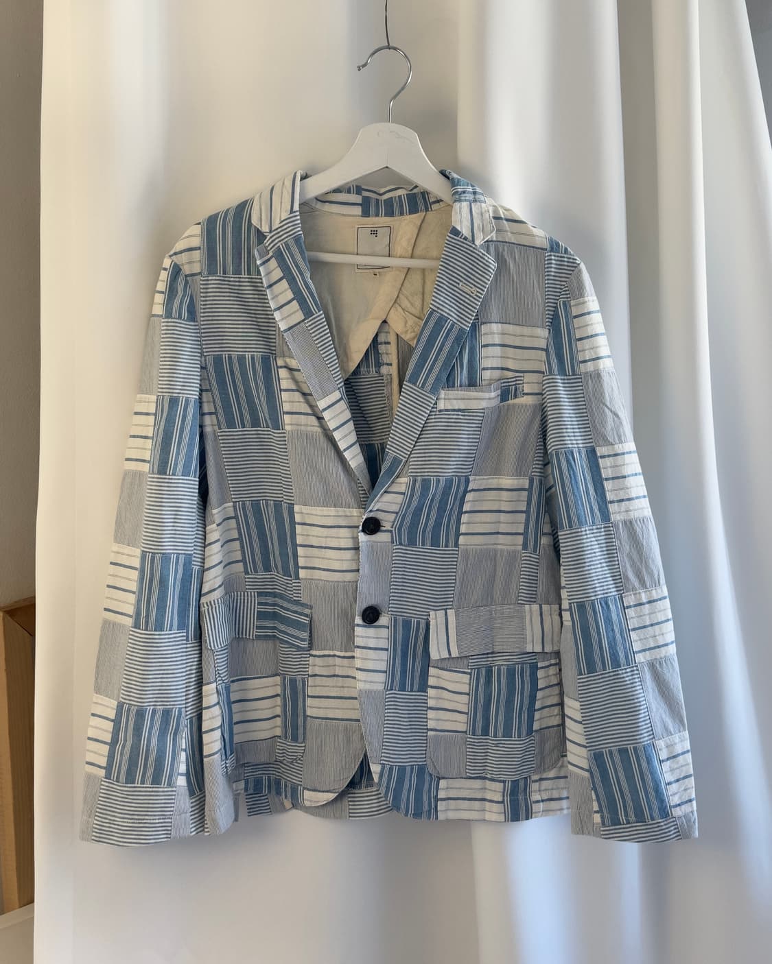 [SEVENDAYS SUNDAY]stripe patchwork blaze 상품이미지1