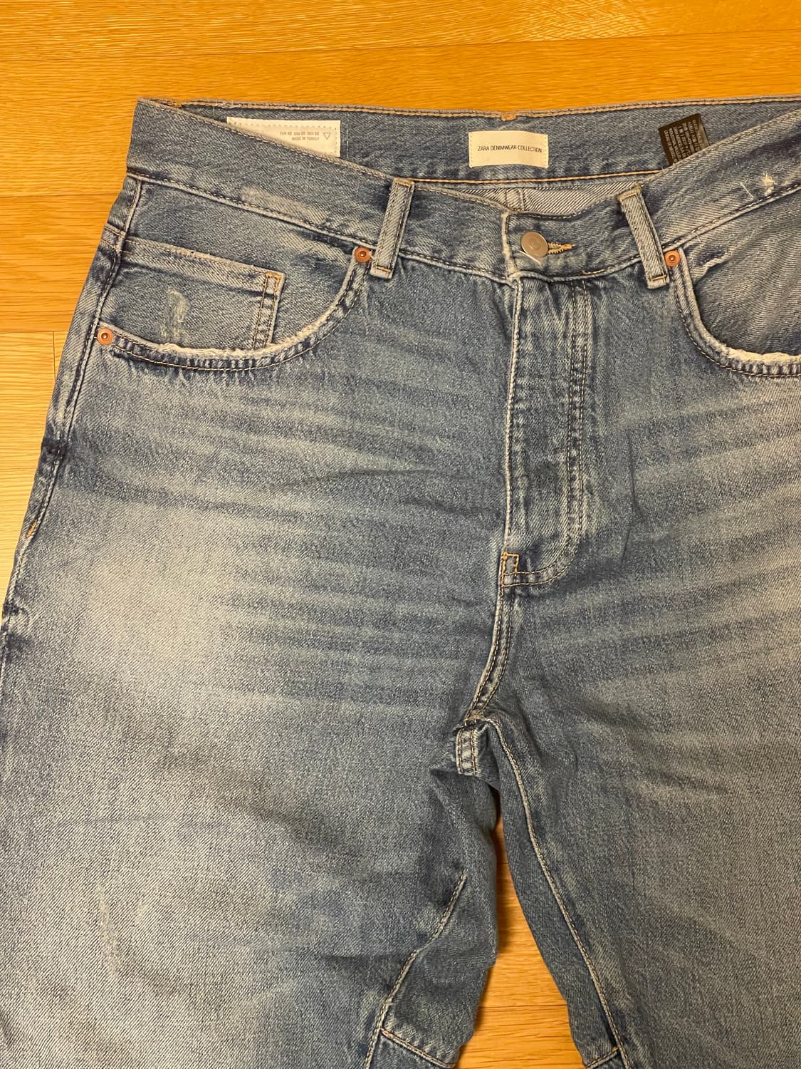 자라 릴렉스핏 리워크 데님 상품이미지3