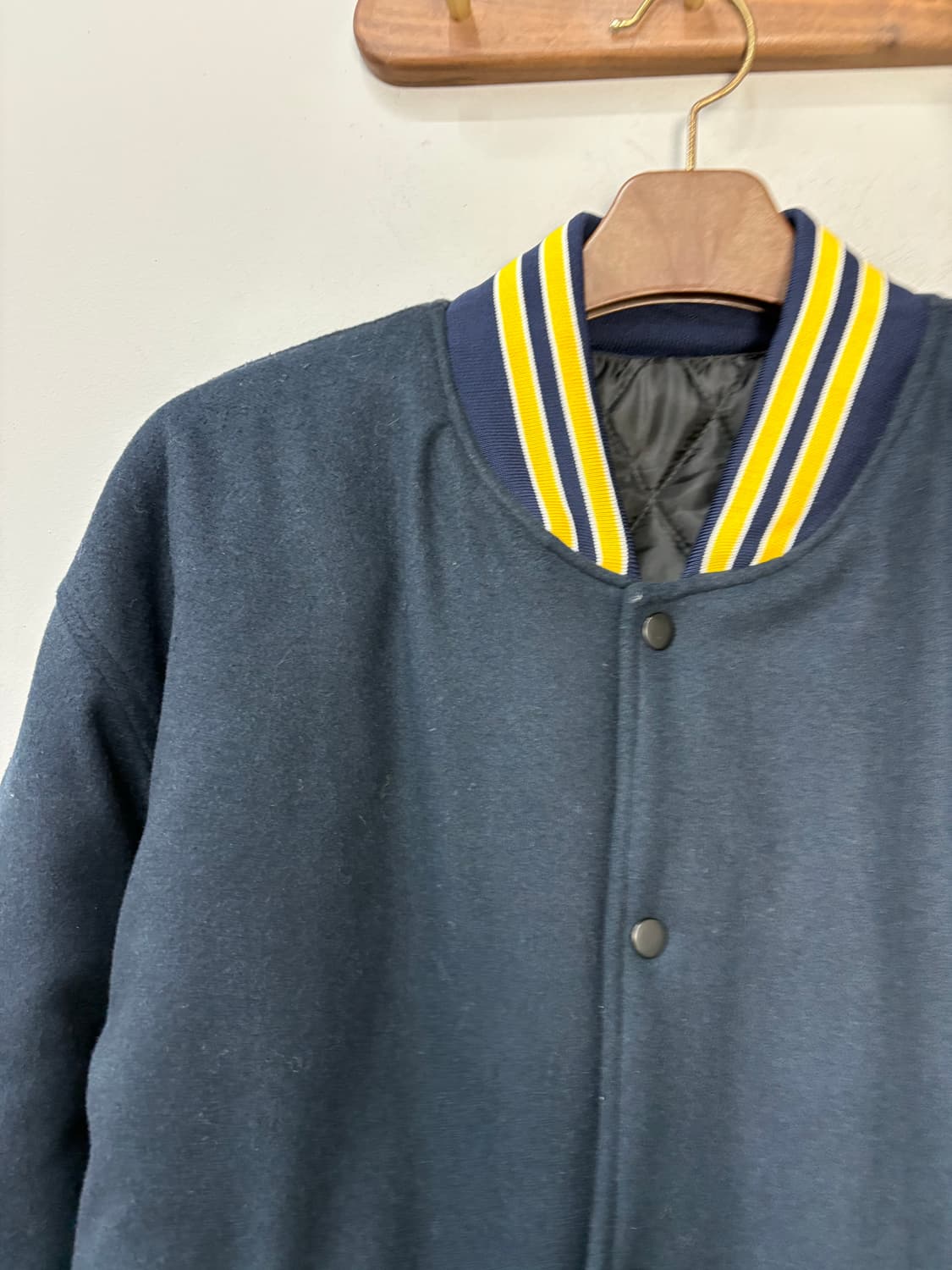 빈티지 백로고 바시티 재킷 A2425 상품이미지3