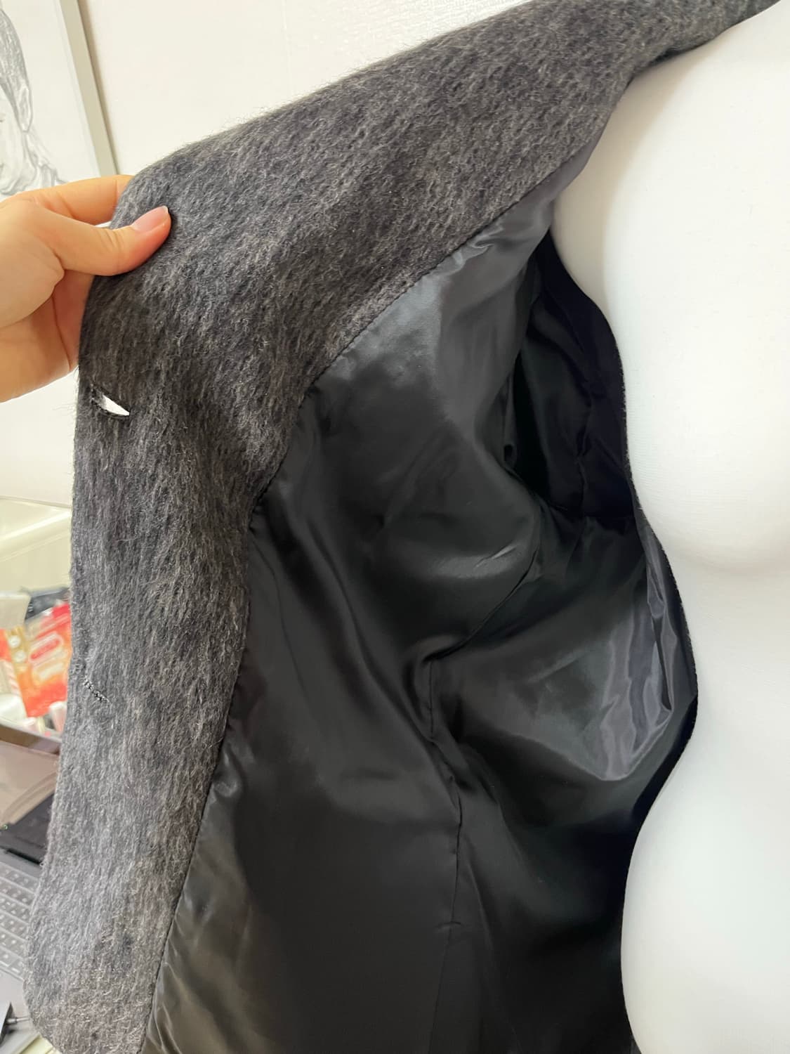 르 스튜디오 차콜 울 자켓 상품이미지8