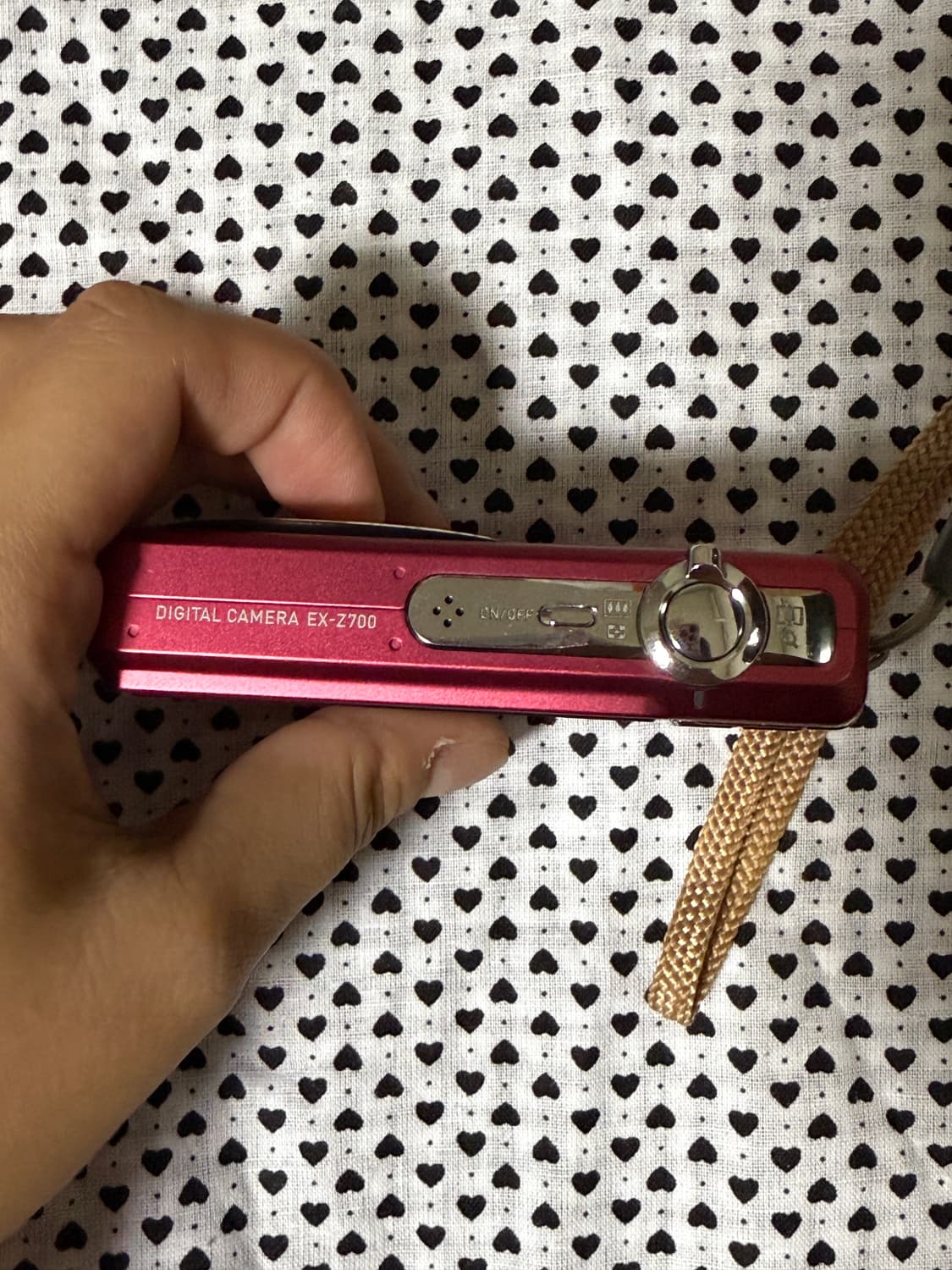카시오 엑슬림 Z700 레드 빈티지 디카 카메라 상품이미지5