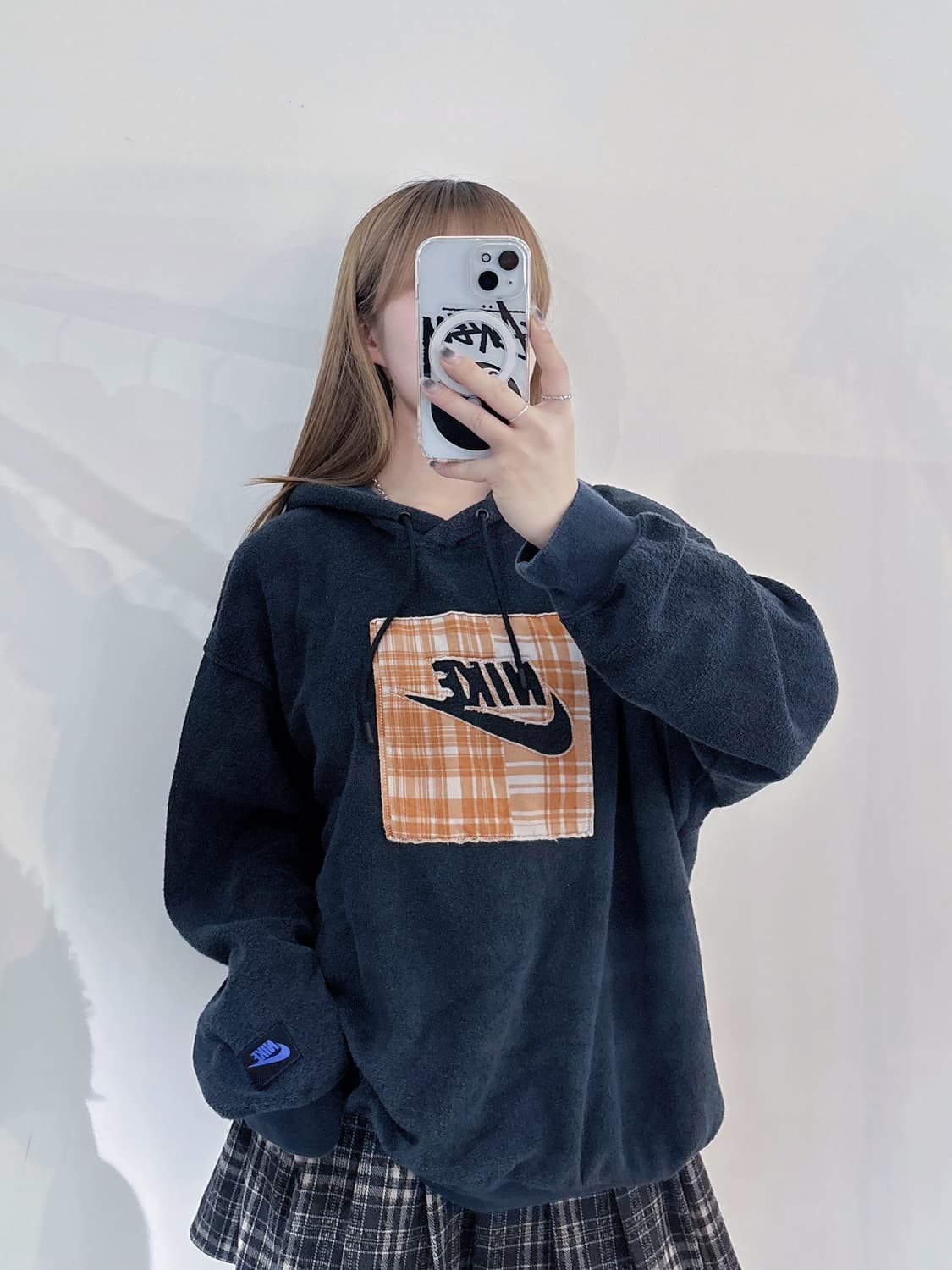 나이키 빅로고 플리스 후드 상품이미지1