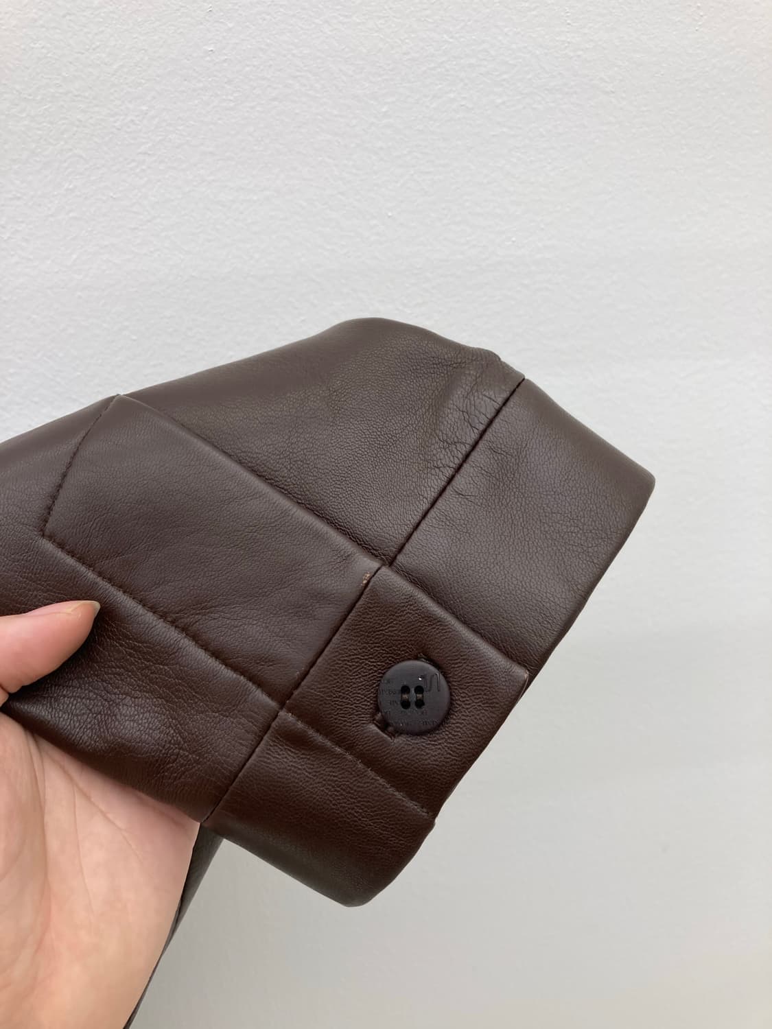 sangbong Lie 옴므 양가죽 대디핏 자켓 상품이미지3