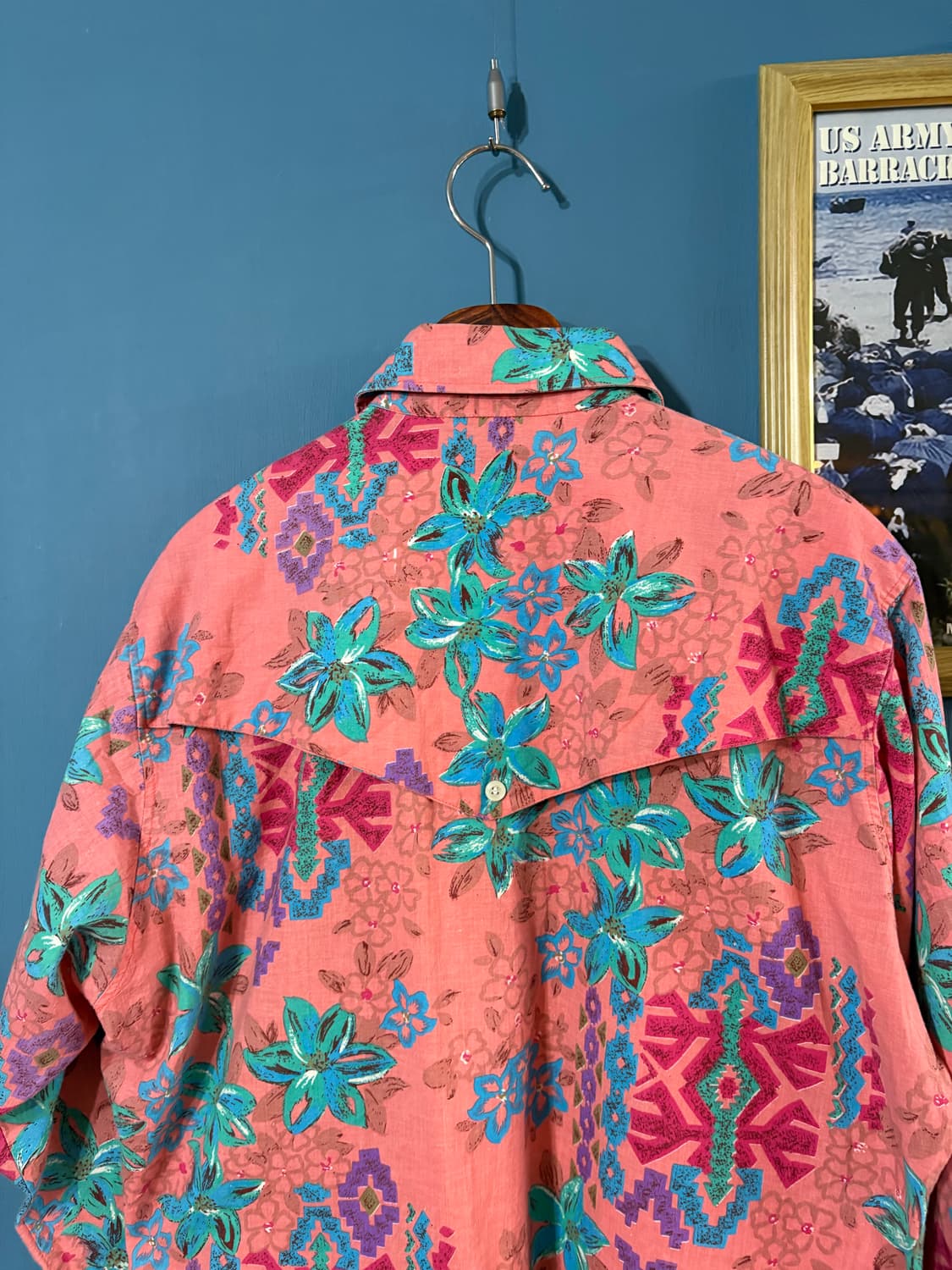 90‘s Wrangler Aztec pattern Shirt. 상품이미지9