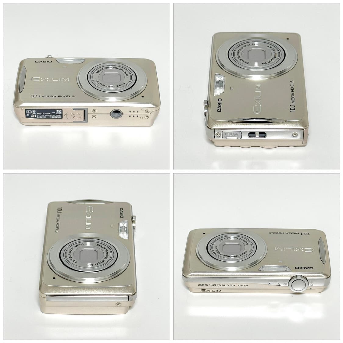 카시오 엑슬림 Z270 샴페인골드 빈티지디카 상품이미지4