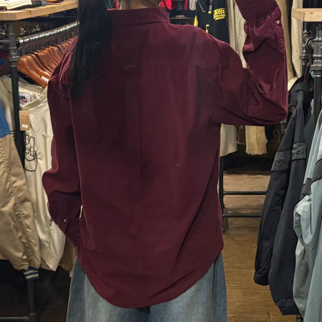 [HI] Carhartt 칼하트 코듀로이 긴팔셔츠 버건디 상품이미지5