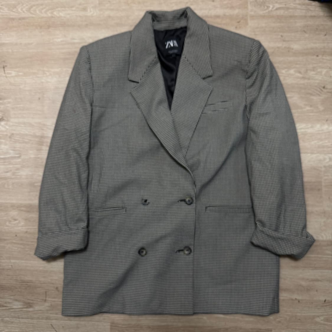 자라 체크 블레이저 정장 자켓 상품이미지1