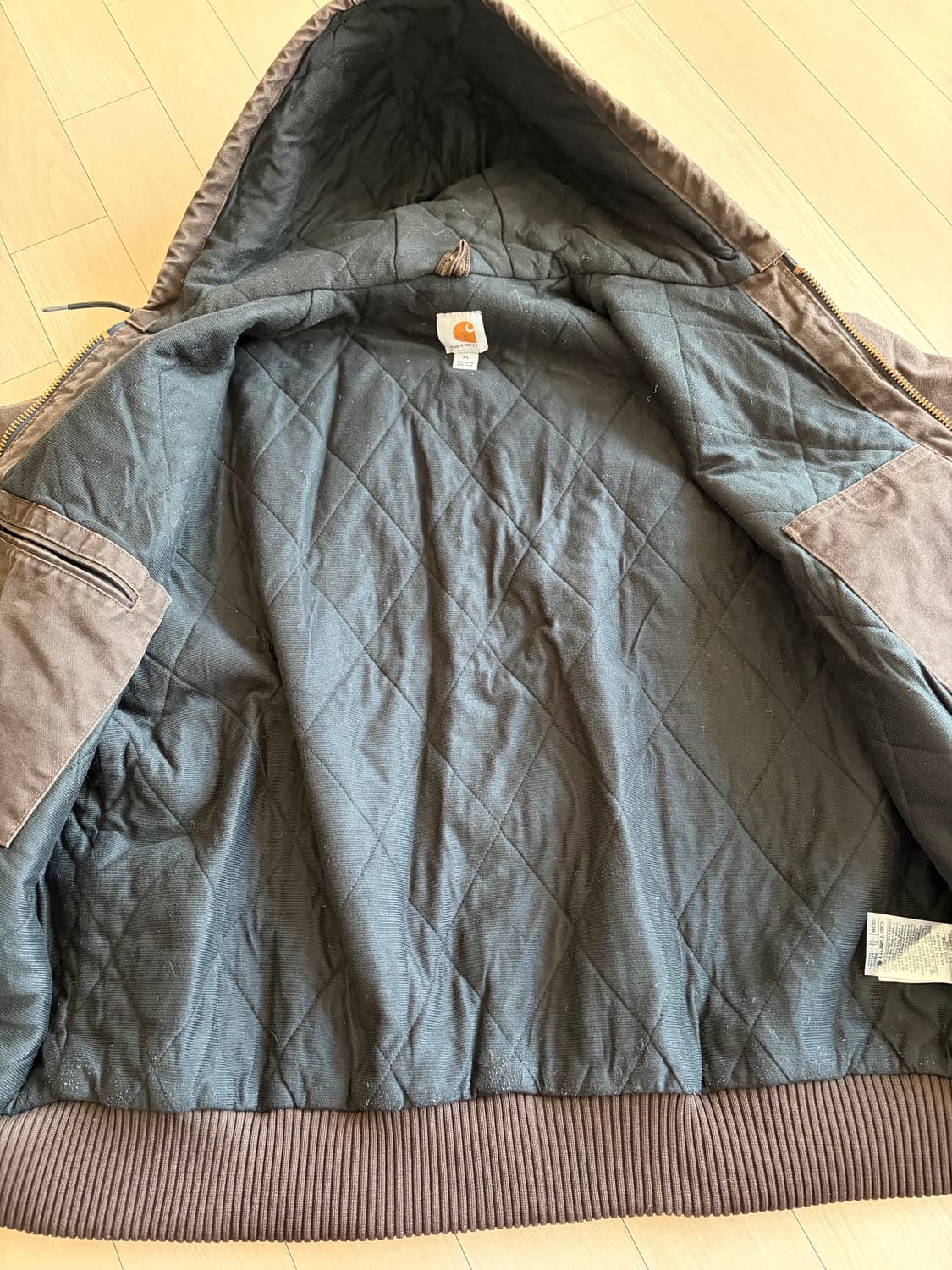 [XL]칼하트 액티브자켓 J130 DKB 상품이미지3