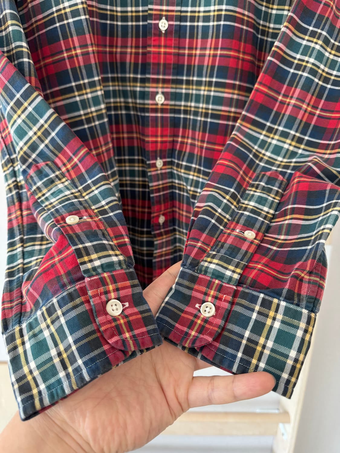 폴로 옥스포드 체크셔츠 상품이미지5