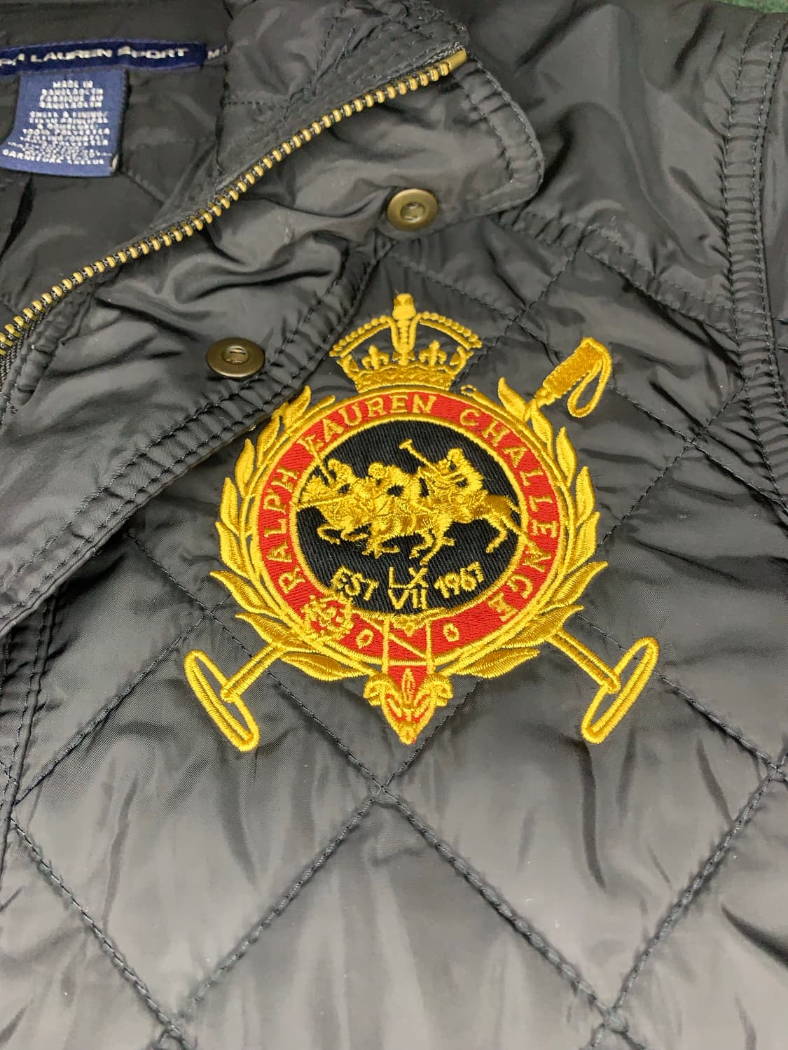 폴로 랄프로렌 블랙 퀼팅 자켓 상품이미지2