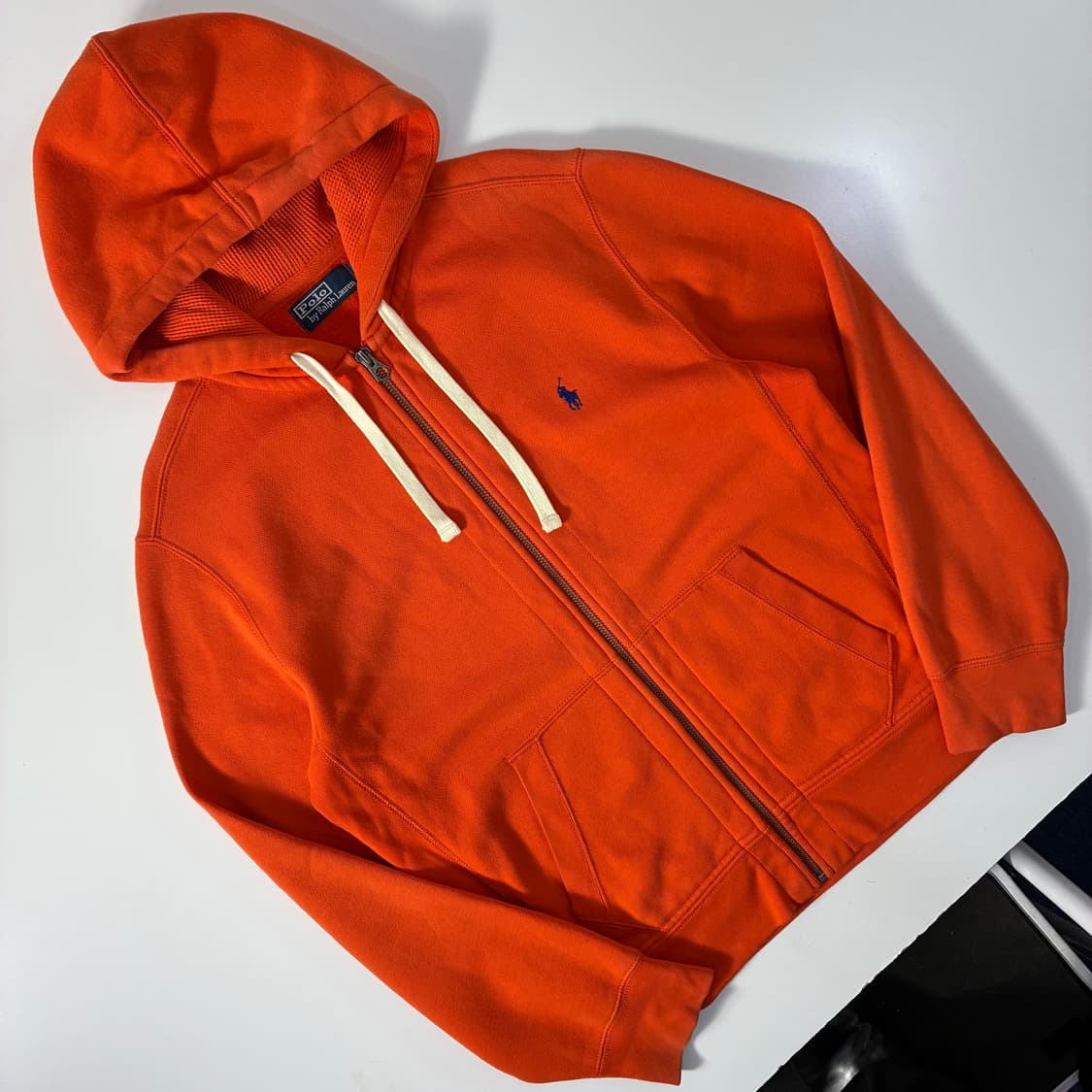 Polo 폴로 랄프로렌 캐럿 오렌지 써멀 후드자켓 상품이미지2