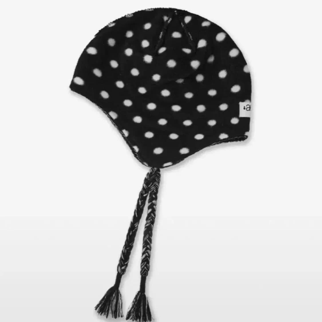 aeae 도트 비니 모자 (BLACK) 상품이미지1