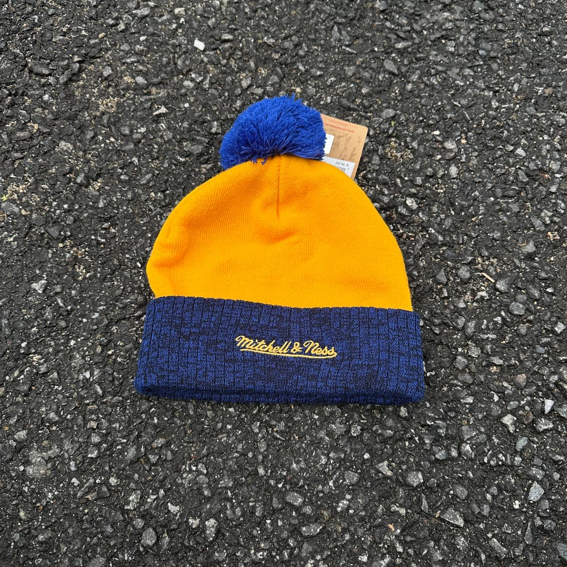 vintage mitchell&ness goldenstate beanie 상품이미지2