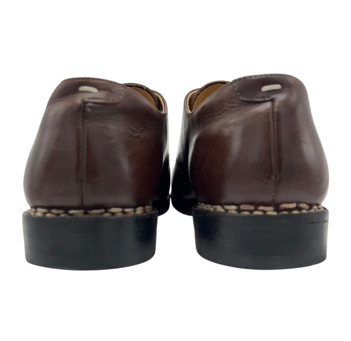 메종마르지엘라 다크 브라운 레더 더비 상품이미지3