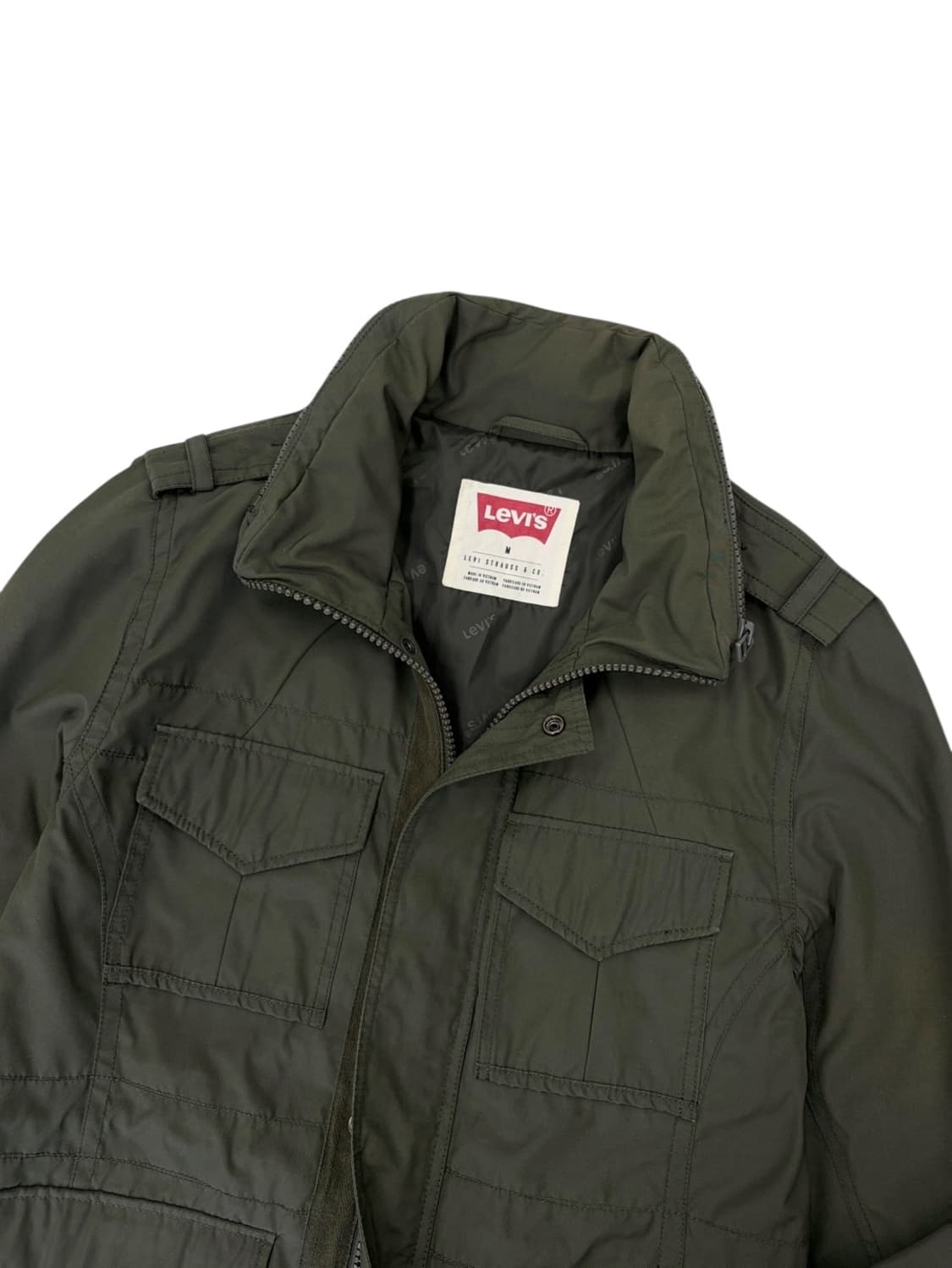 리바이스 밀리터리 자켓 카키 (M) 상품이미지2