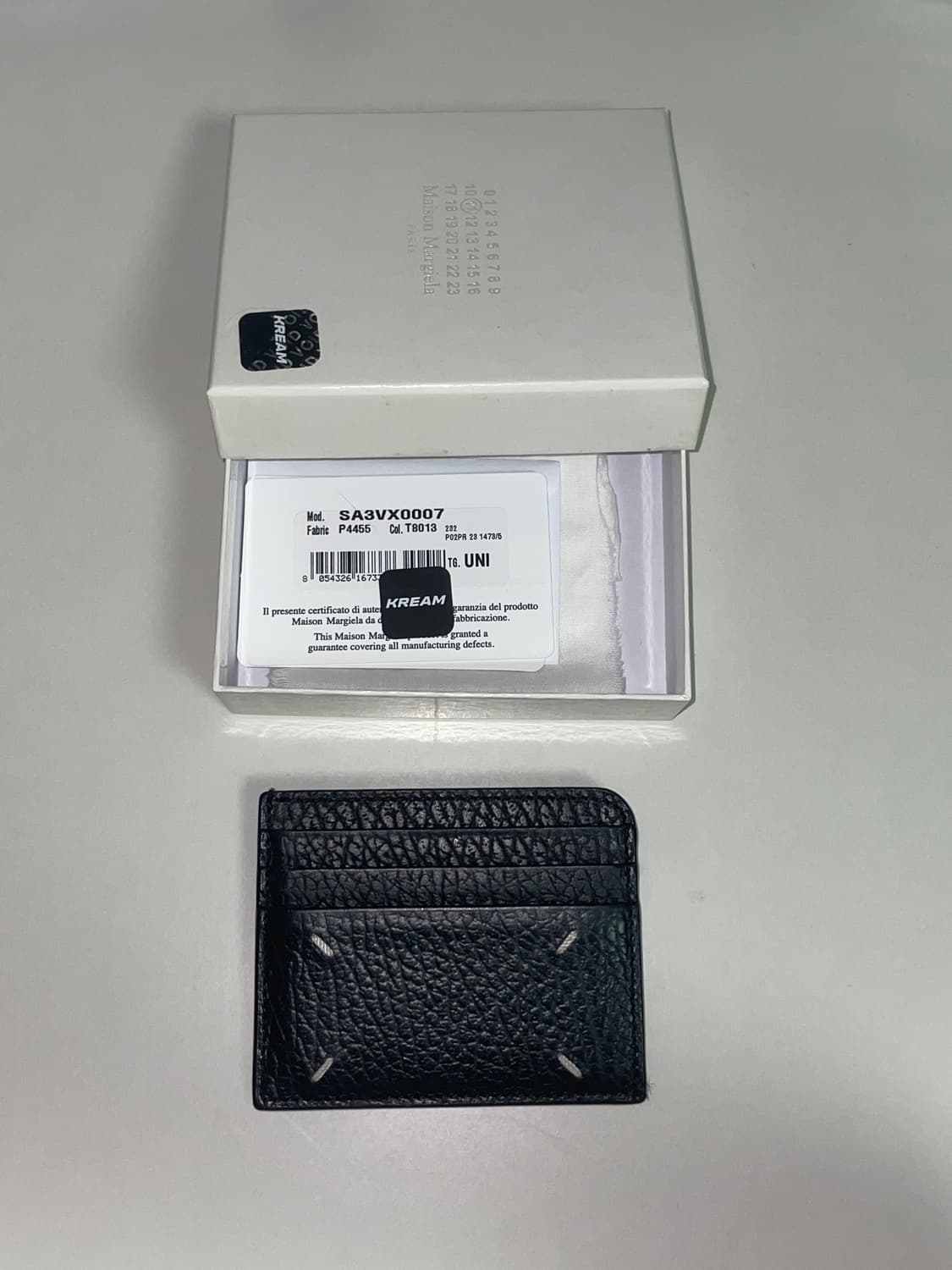Maison Margiela Stitch Card Holder Black 상품이미지3