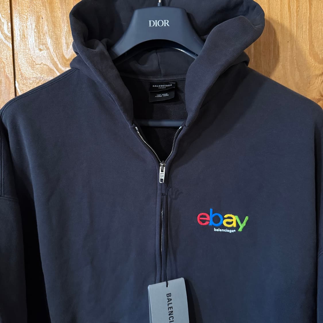 발렌시아가 X 이베이(ebay) 콜라보 후드 집업 XXL 상품이미지2
