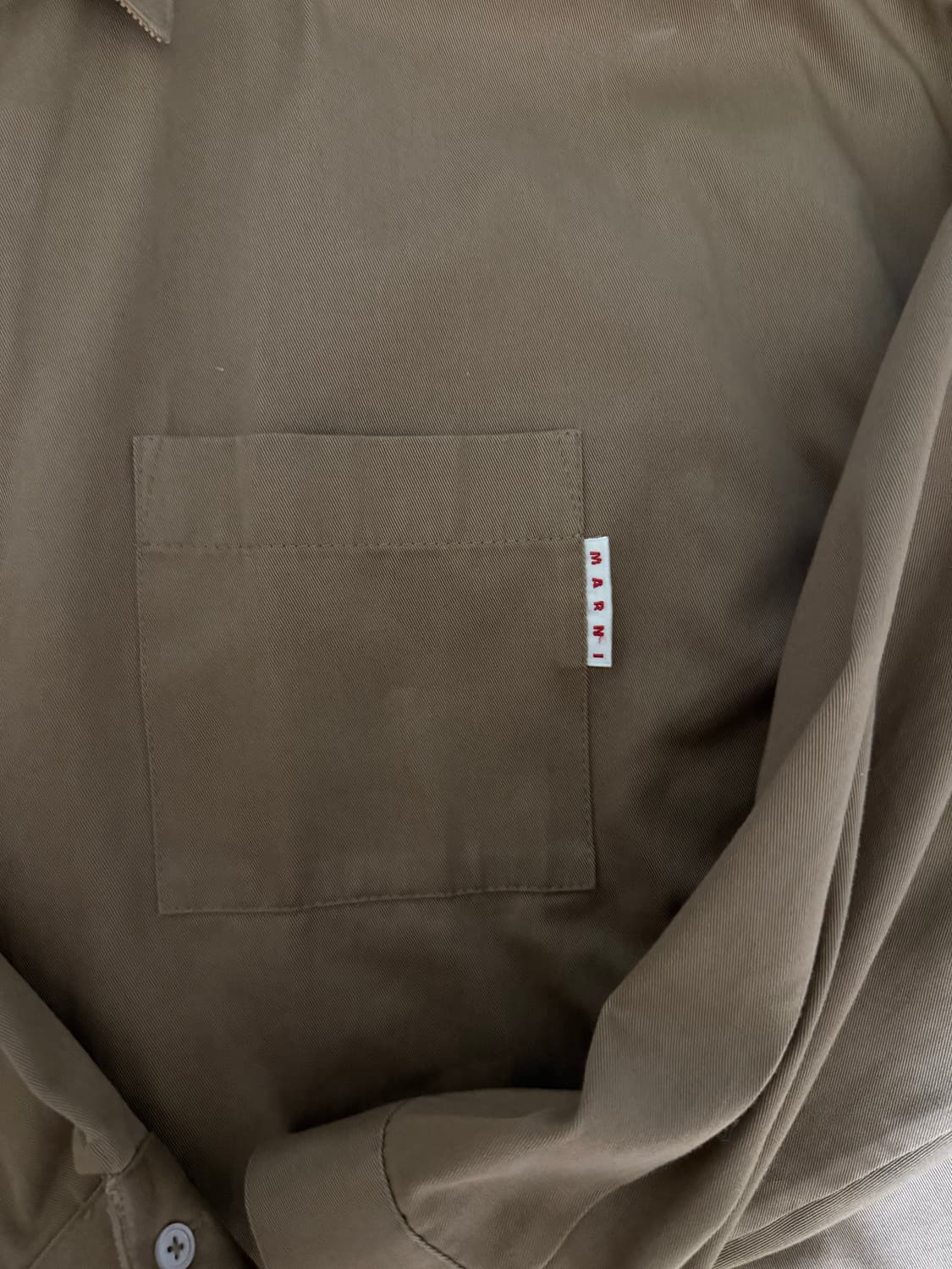 마르니 셔츠 브라운 상품이미지2