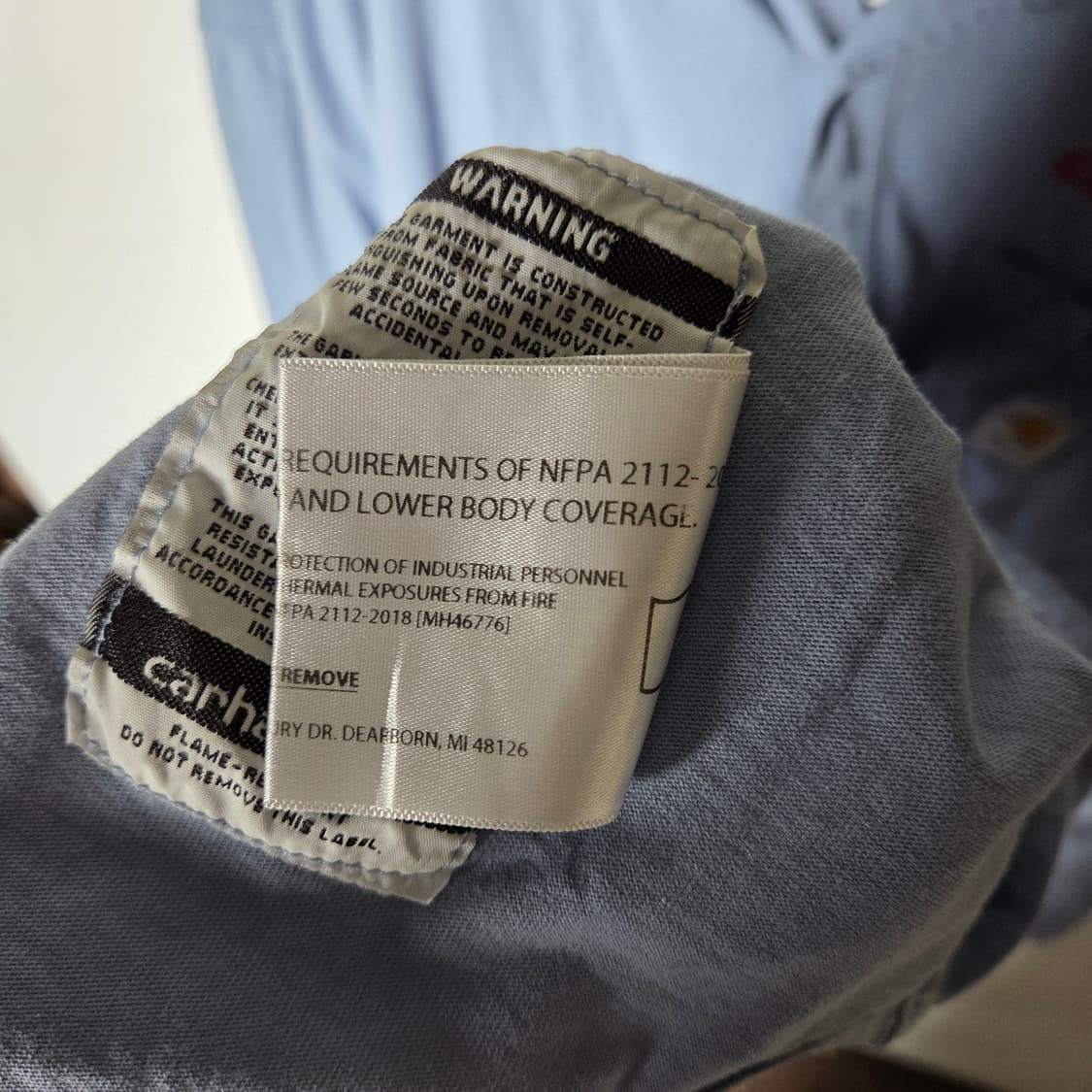 [Carhartt] 칼하트 레터링자수 투포켓 워크셔츠 상품이미지6