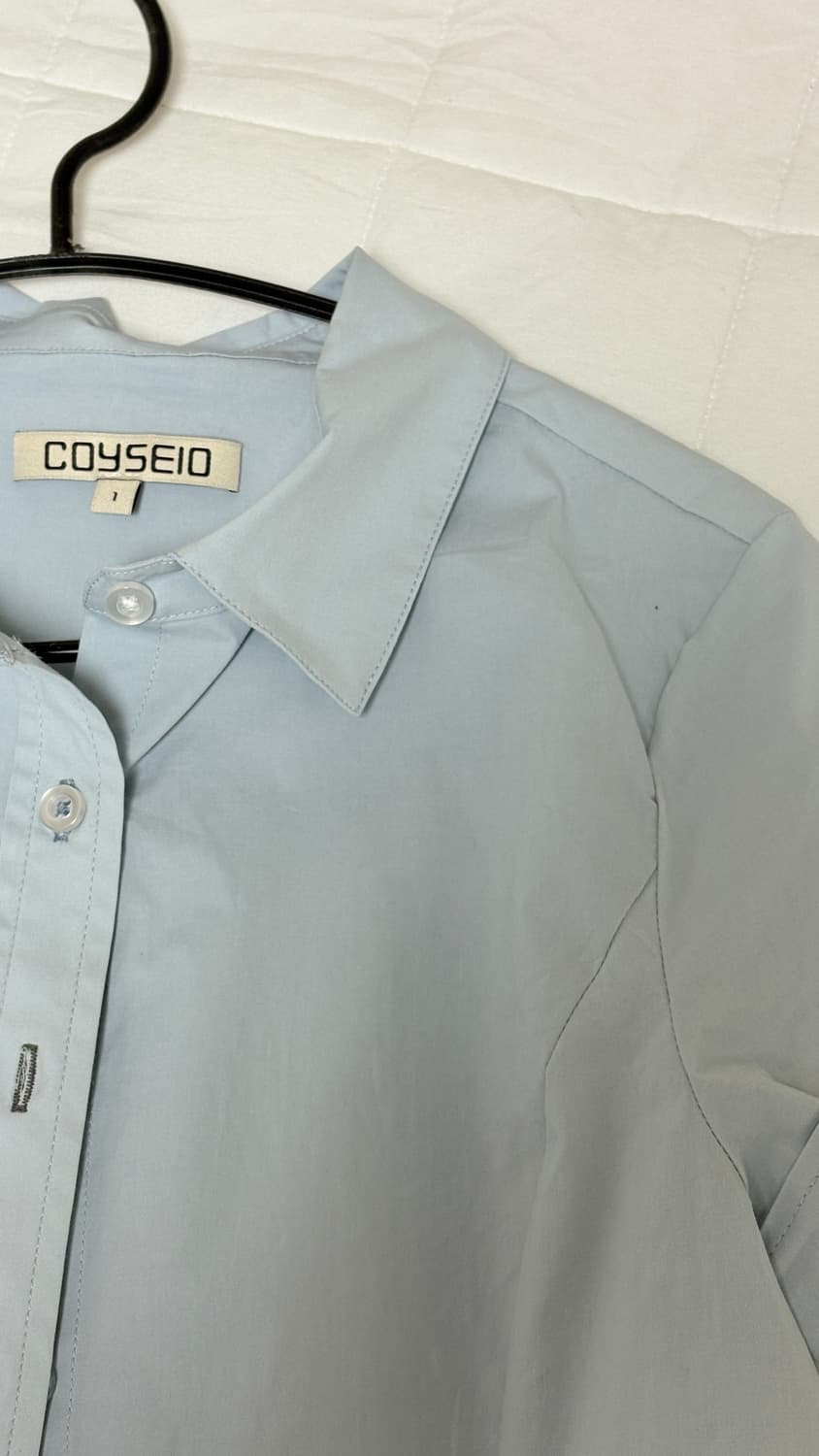 코이세이오 NANA HALF SHIRT SKY BLUE 상품이미지2