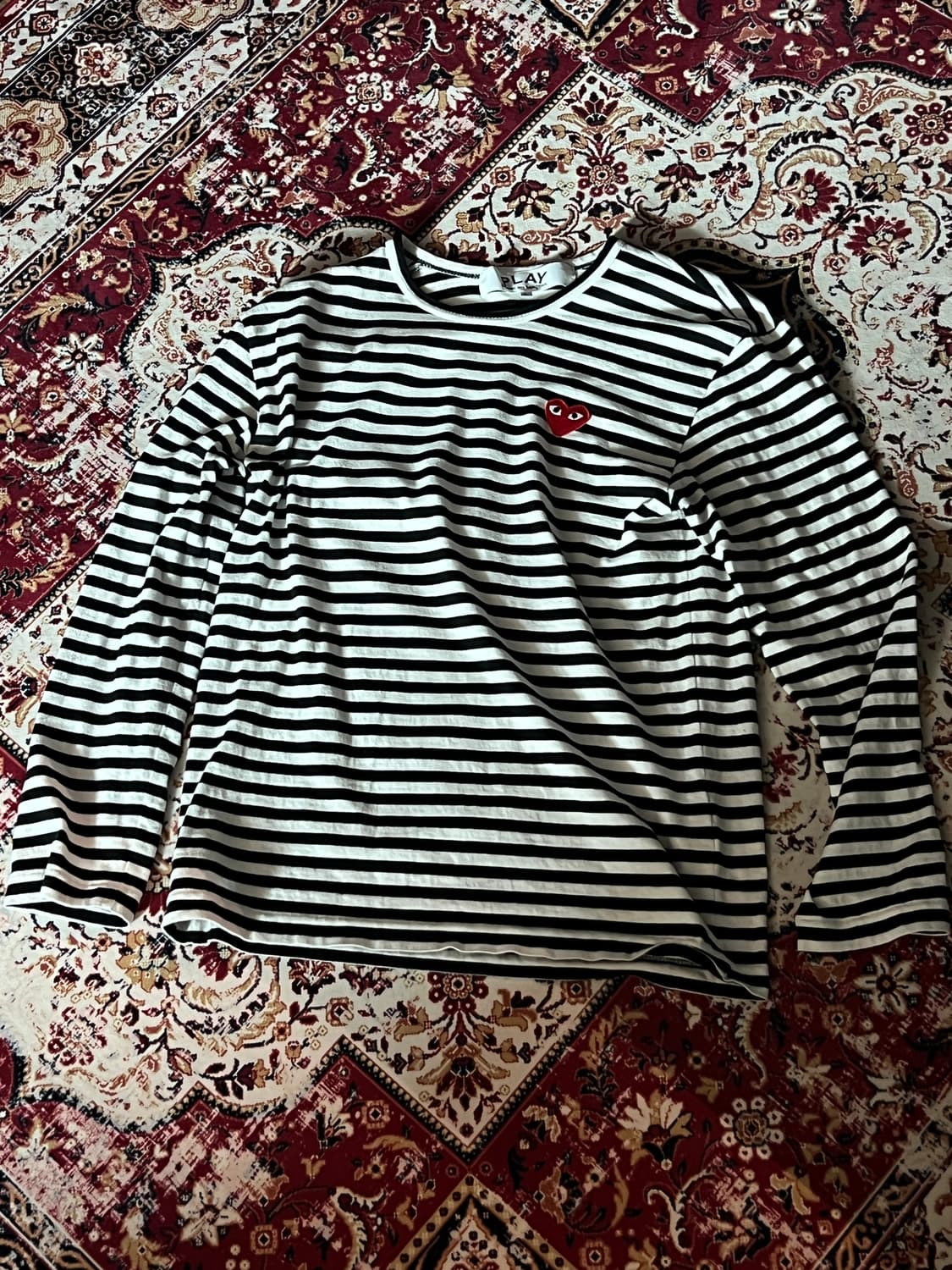 꼼데가르송  스트라이프 롱슬리브[L] 상품이미지1