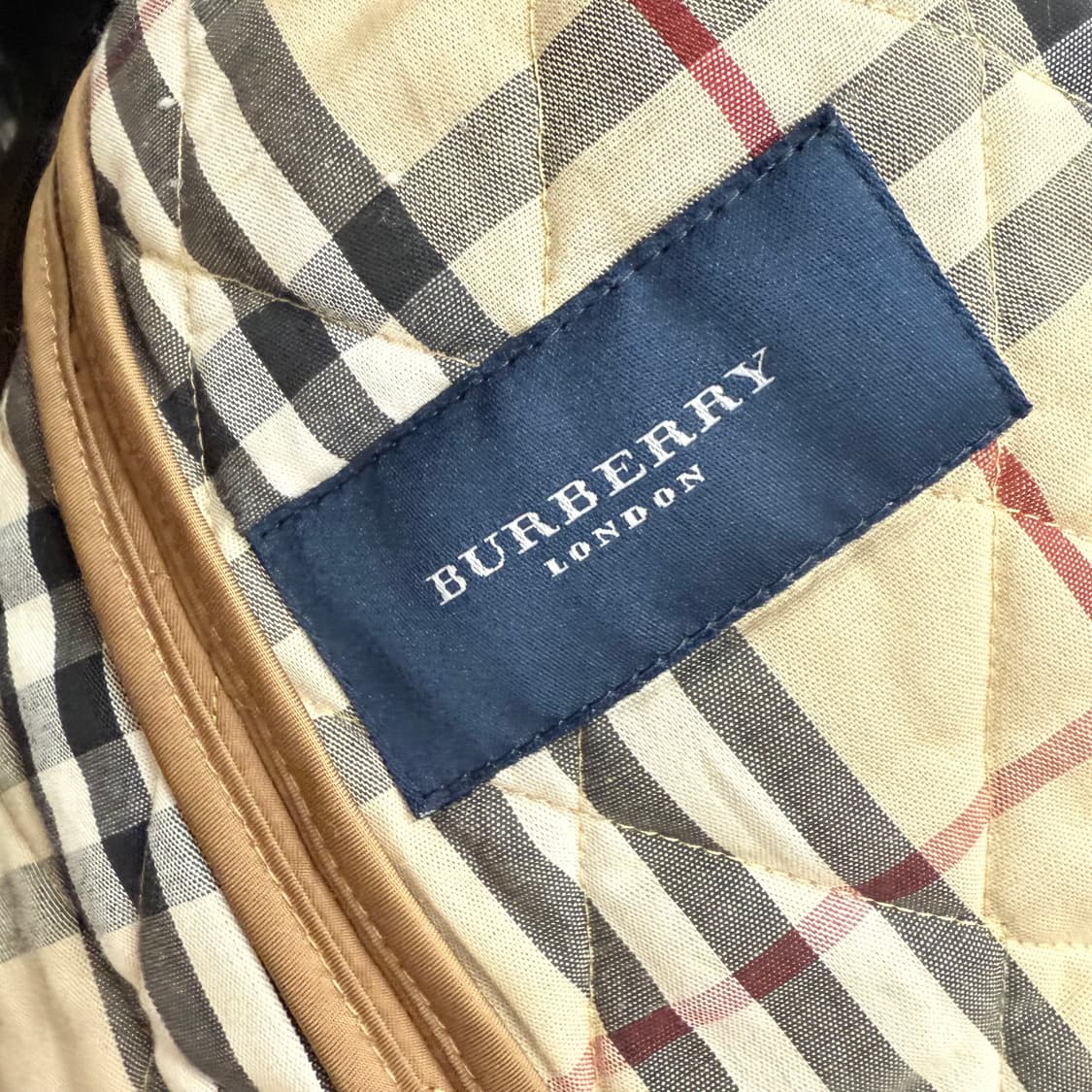 버버리 브라운 퀄팅 자켓 m 상품이미지3
