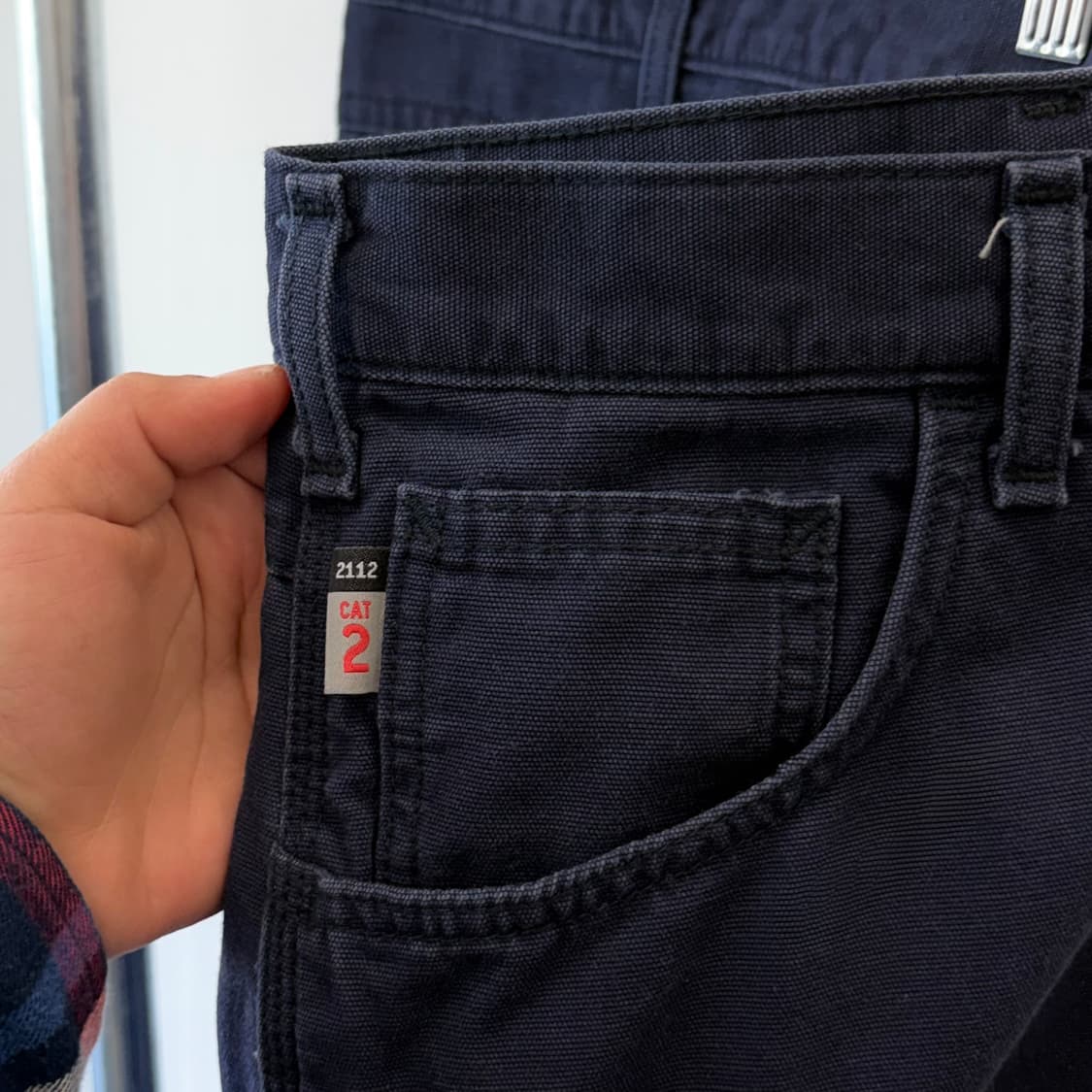 칼하트 FR 네이비 빅사이즈 워크 팬츠 (44) 상품이미지7