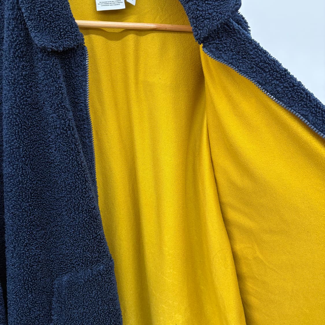 아디다스 네이비 뽀글이 플리스 자켓 남/XL 상품이미지6