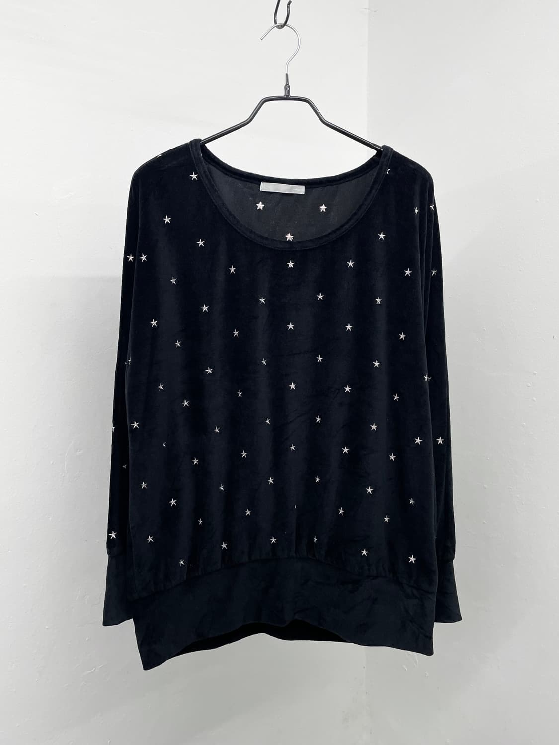 블랙 스타 벨로아 슬리브 상품이미지5