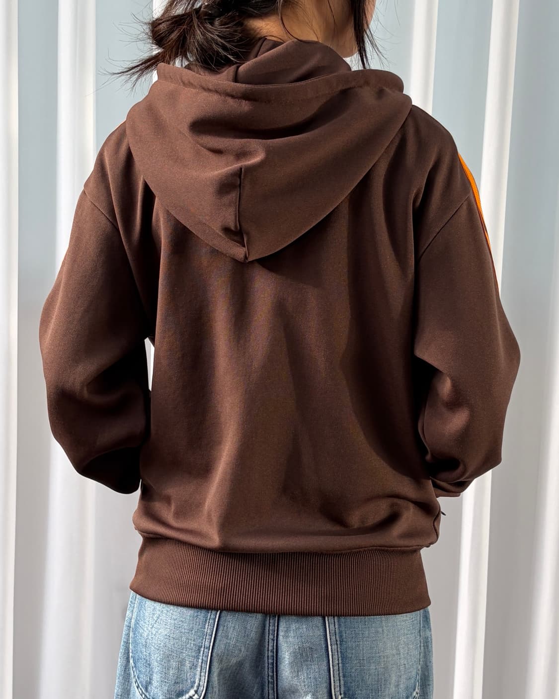 [L]아디다스 후드 플락 감귤 초코 트랙탑 져지 상품이미지2