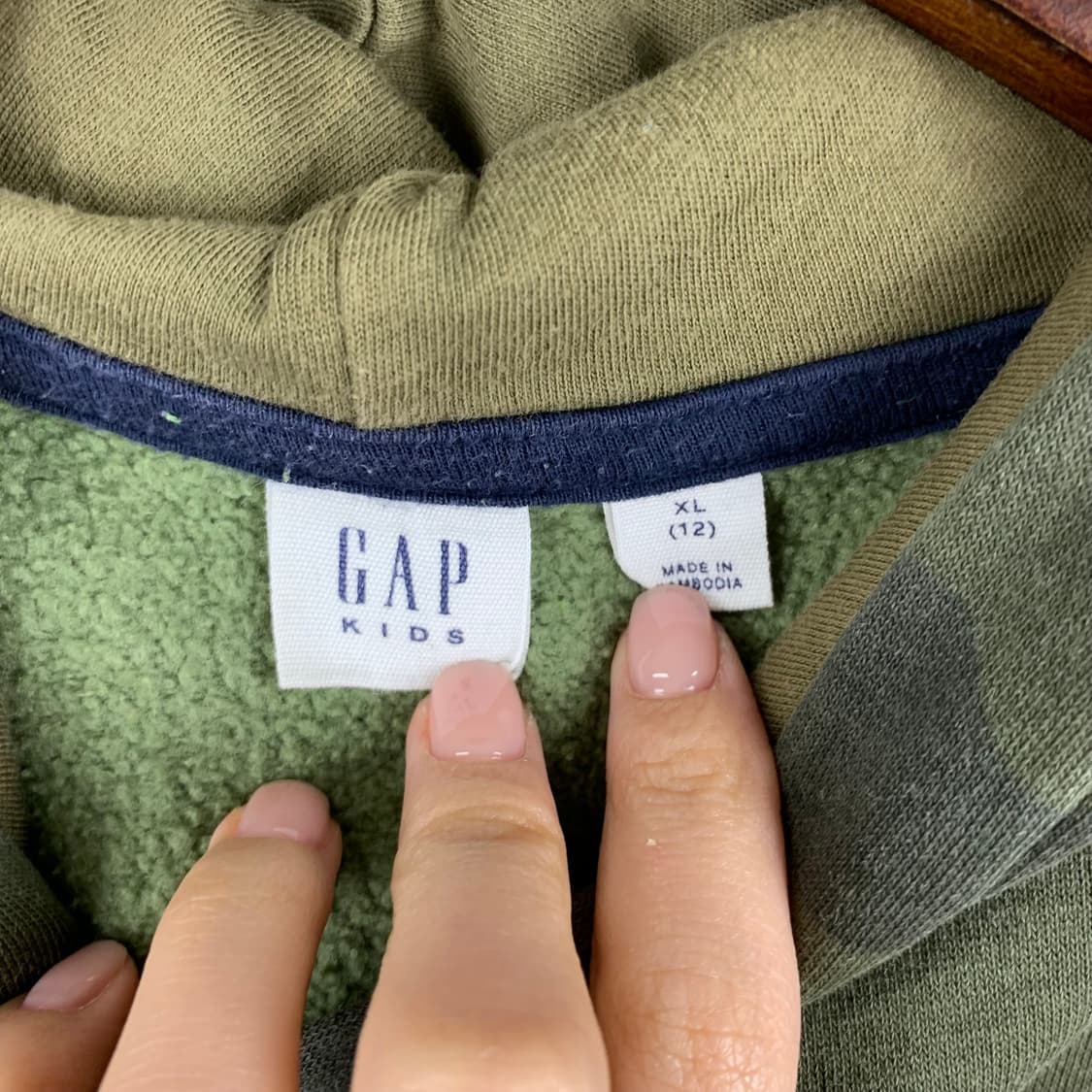 Gap 갭 카모 패턴 후드티 상품이미지5