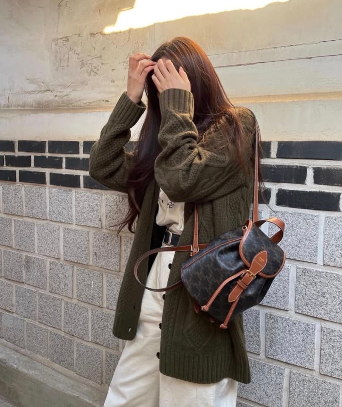 [새상품급 정품] 셀린느 폴코 백팩 미니 상품이미지9