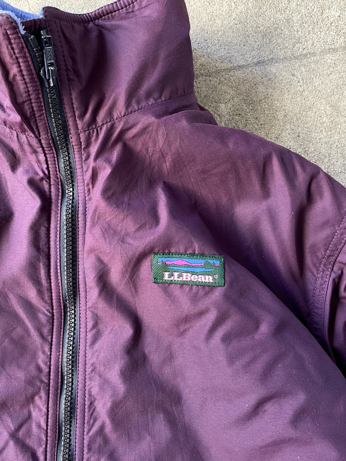 80-90s L.L. bean Warm-up Jacket Plum 상품이미지7