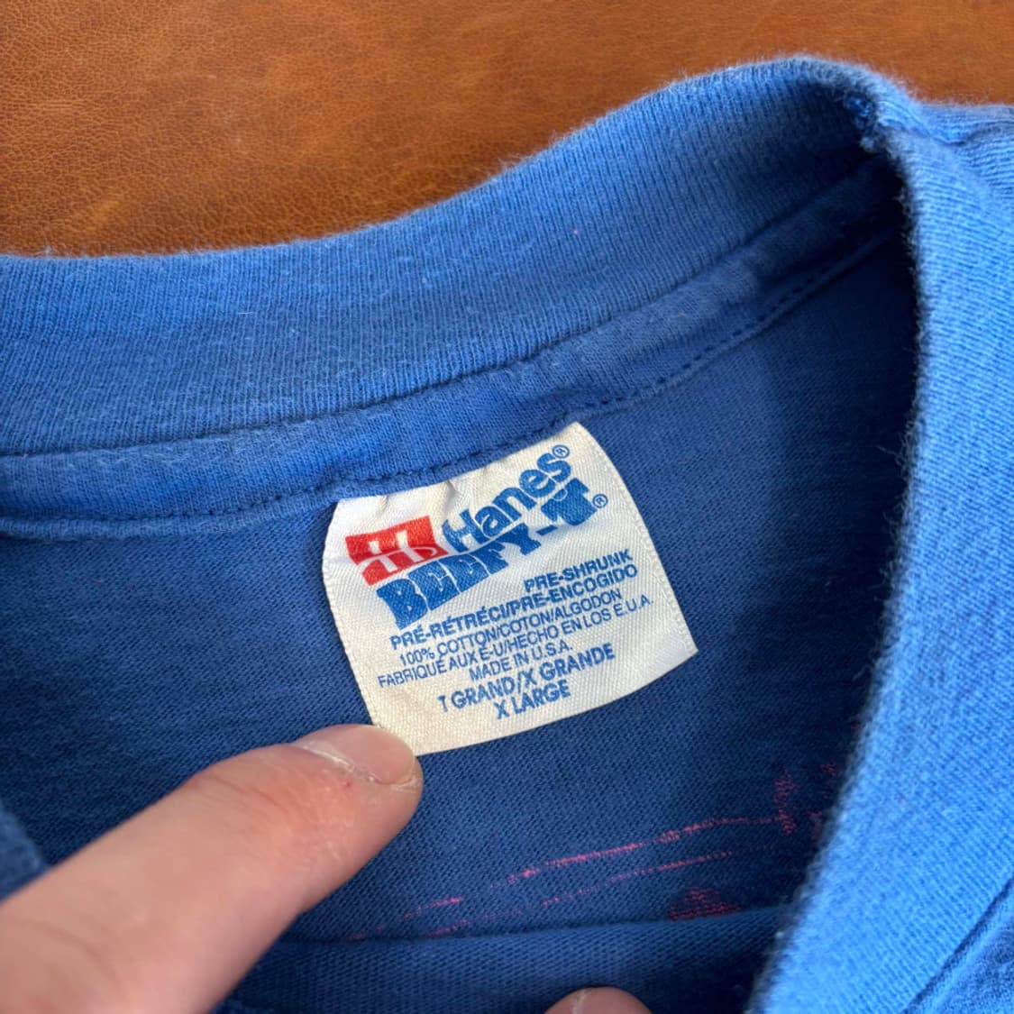 80-90년대 헤인즈 hanes made in usa 빈티지티셔츠 상품이미지3