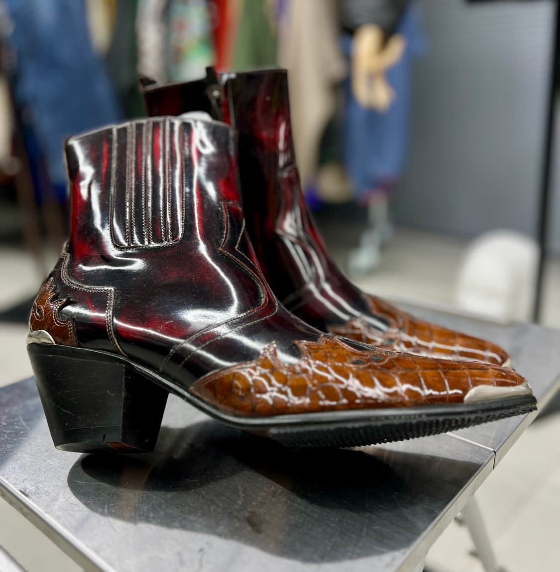 뱀피자주와인 265  웨스턴 부츠 상품이미지2