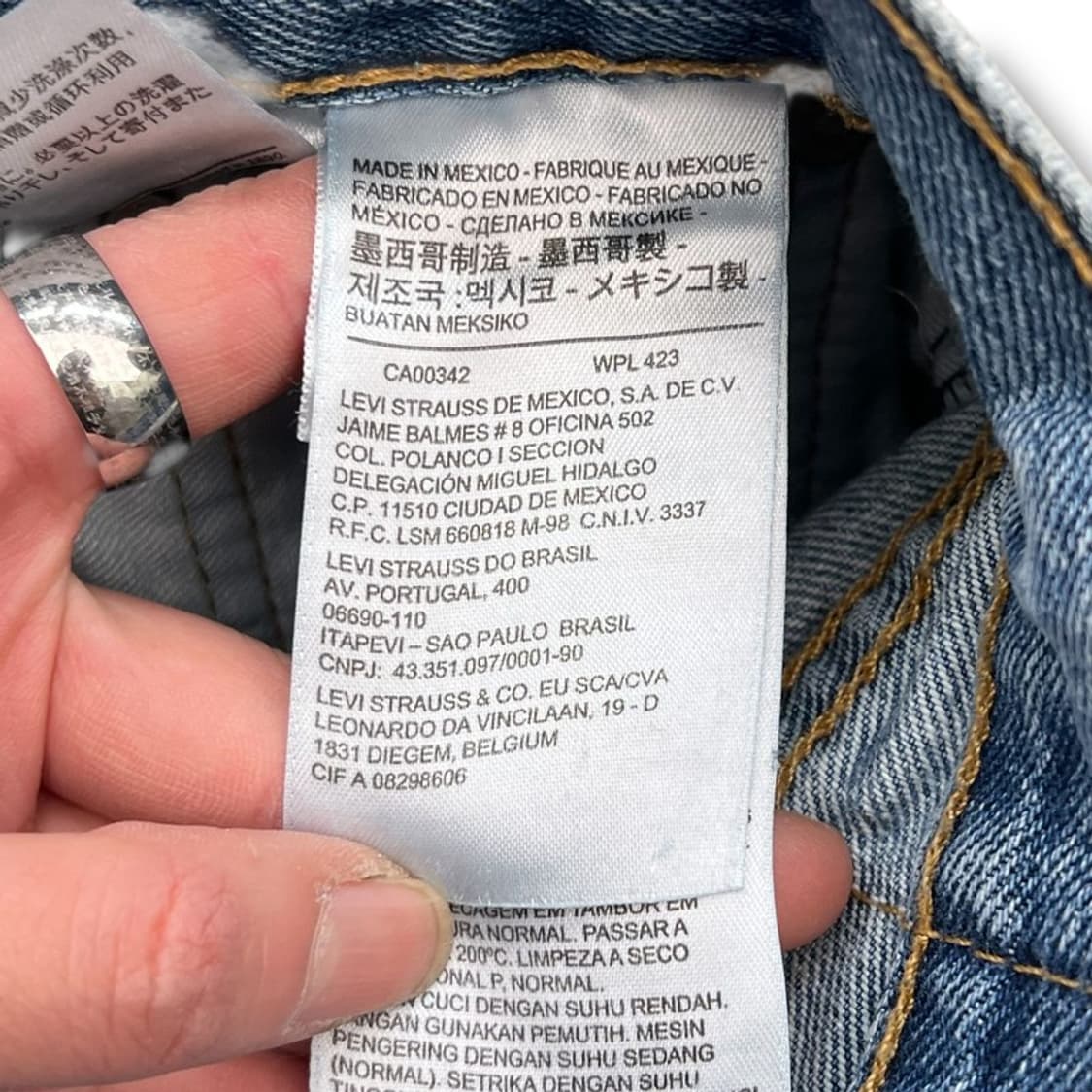 리바이스 505 데님팬츠 r2181 상품이미지7