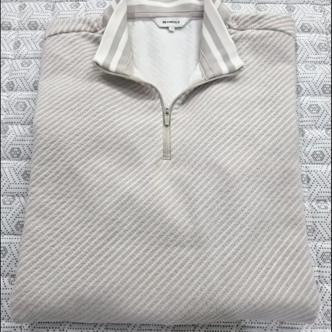 빈폴 남성 헤링본 반집업 티셔츠 95 상품이미지3
