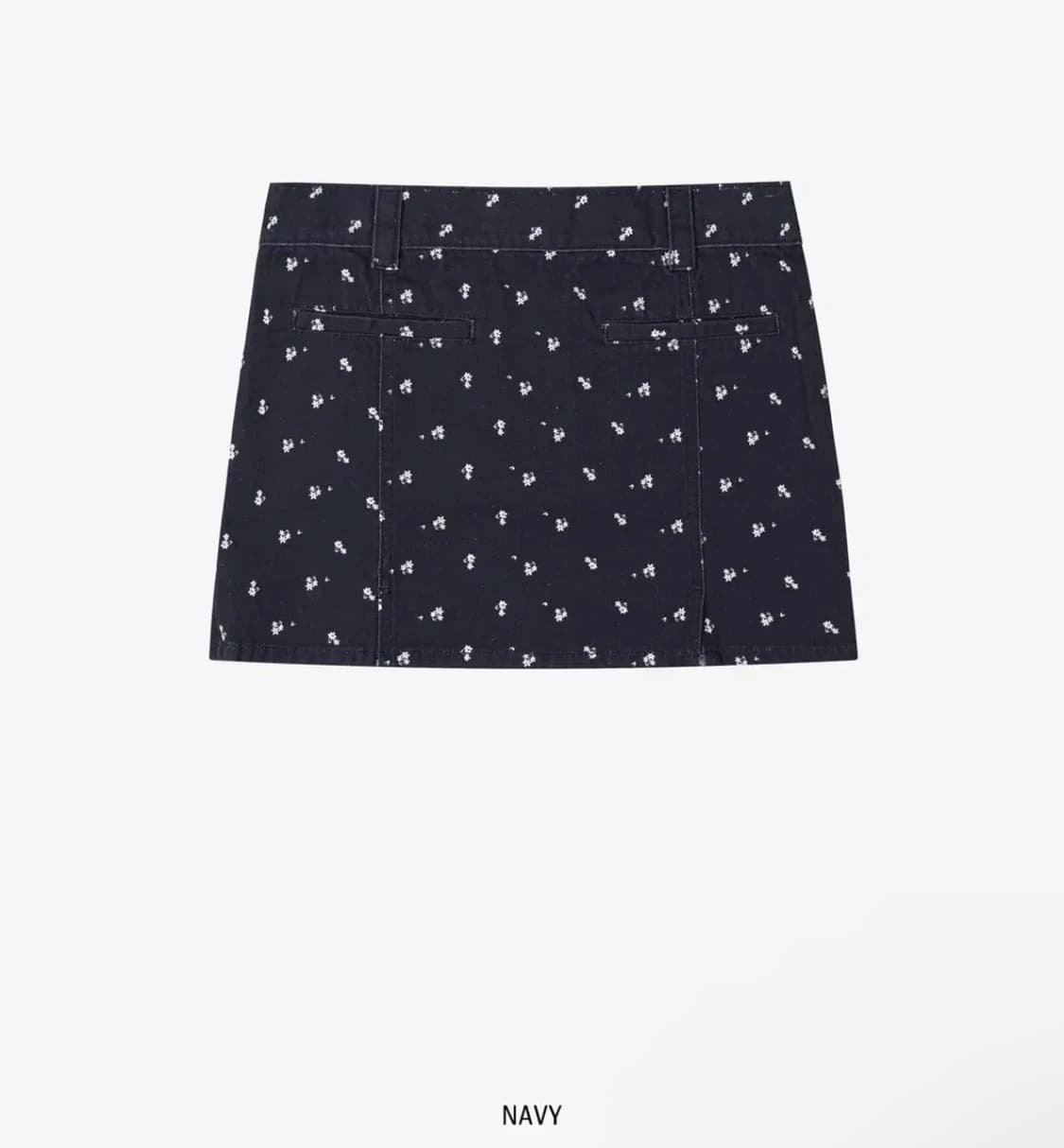 그로브 Floral Twill Mini Skirt [NAVY] 2 상품이미지1