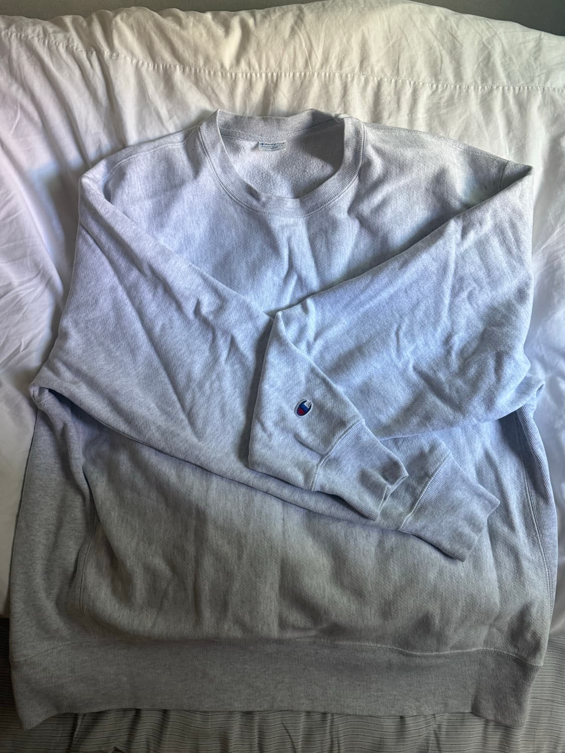 챔피온 리버스위브 블루택 맨투맨 XL 상품이미지3