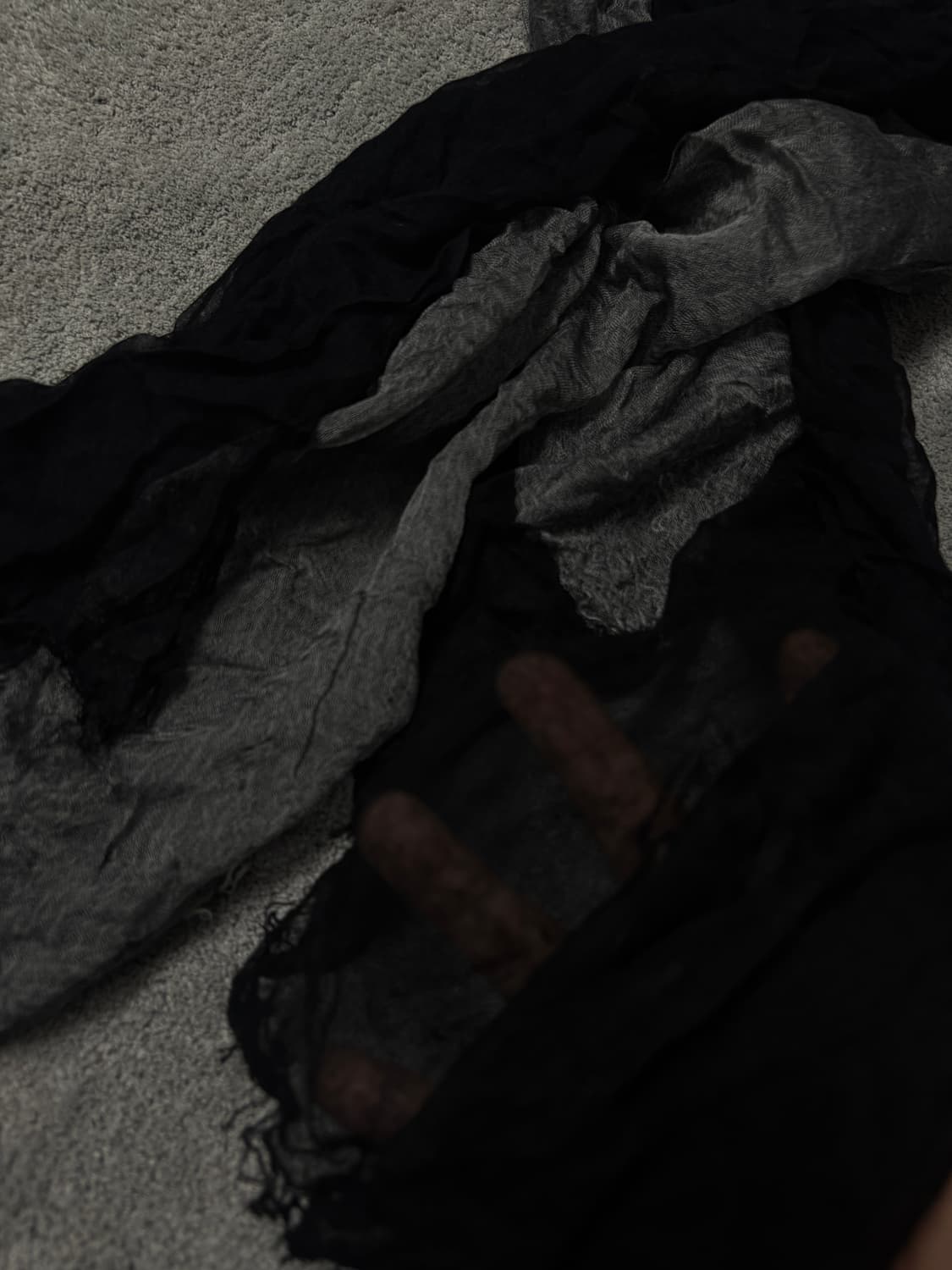 Vintage minimal grunge mood scarf 상품이미지3