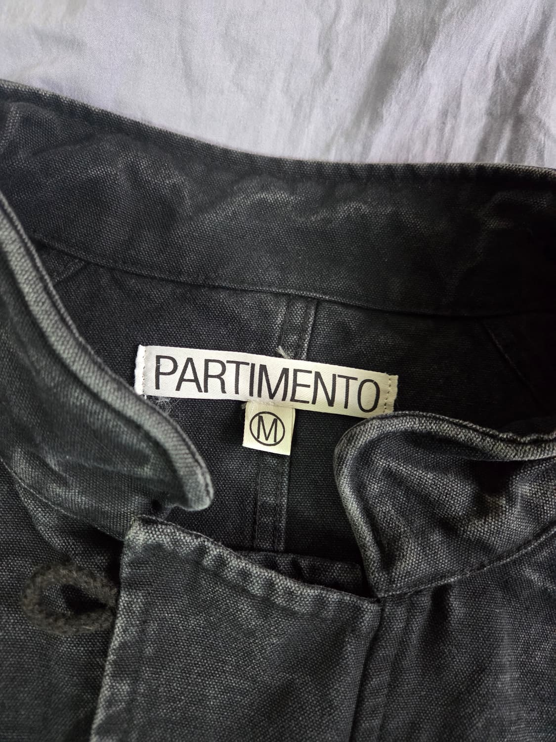 파르티멘토 블루종 자켓 워시드 블랙 M 상품이미지2