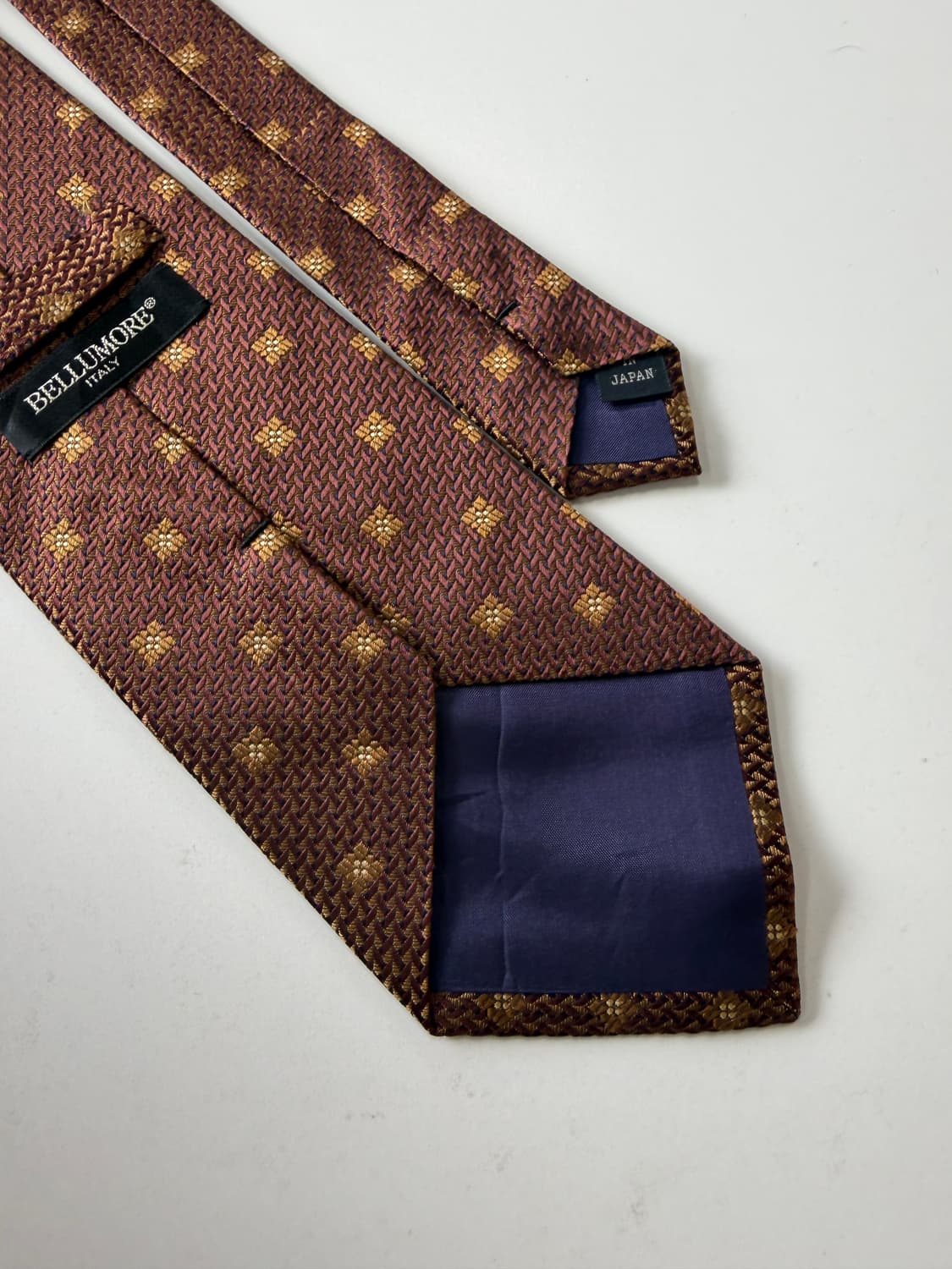 벨루모어 (BELLUMORE) 실크 넥타이 9.3cm 상품이미지5