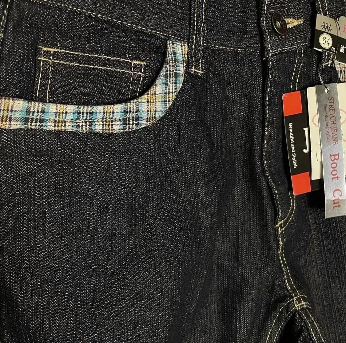 일본 빈티지 체크 패턴 팬츠 상품이미지3