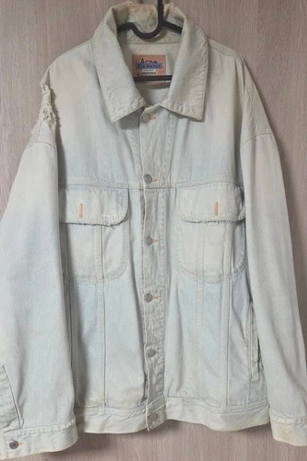 아크네스튜디오 데미지드 데님 자켓 XXL 정품 상품이미지4