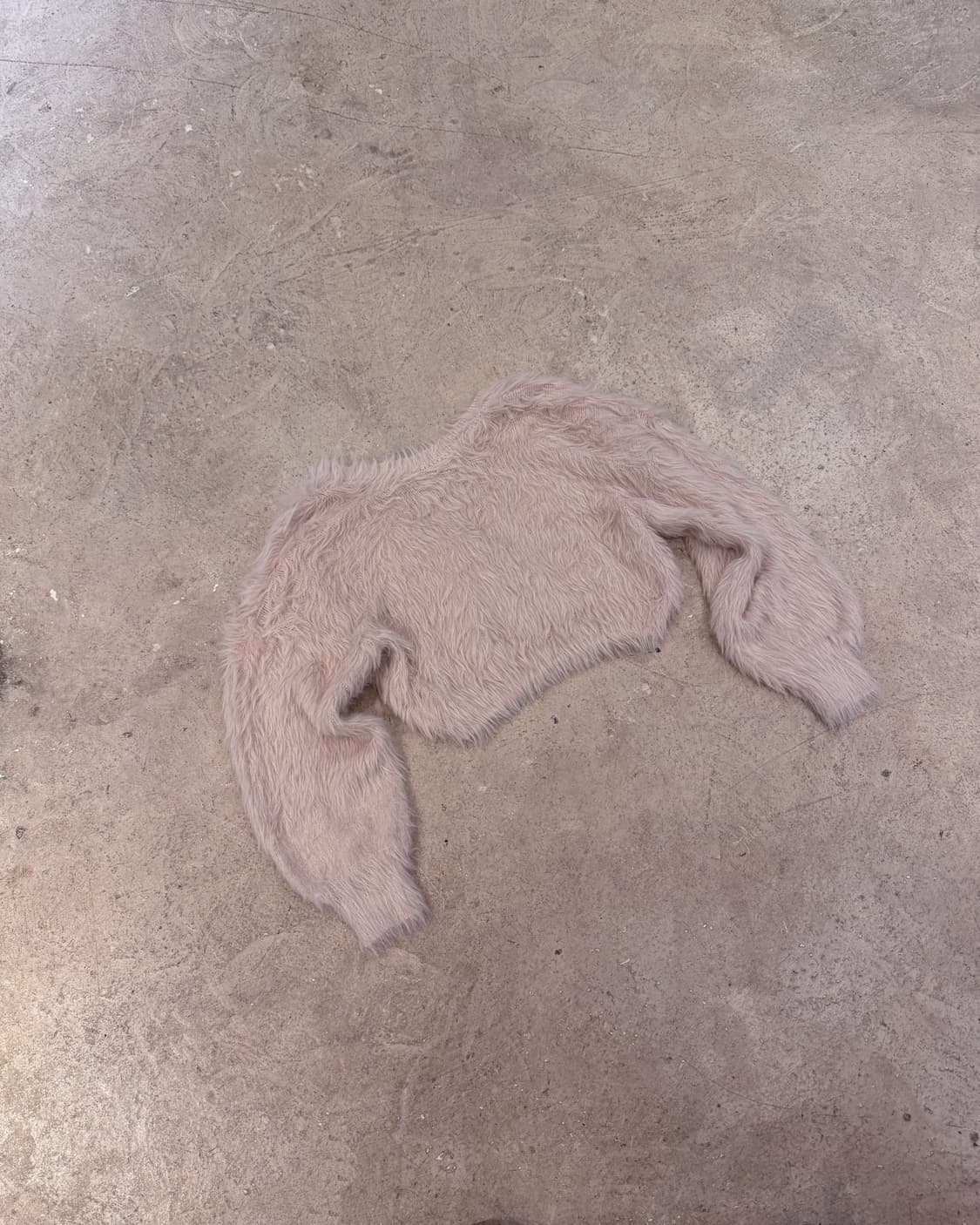 앙고라 크롭 니트 상품이미지3