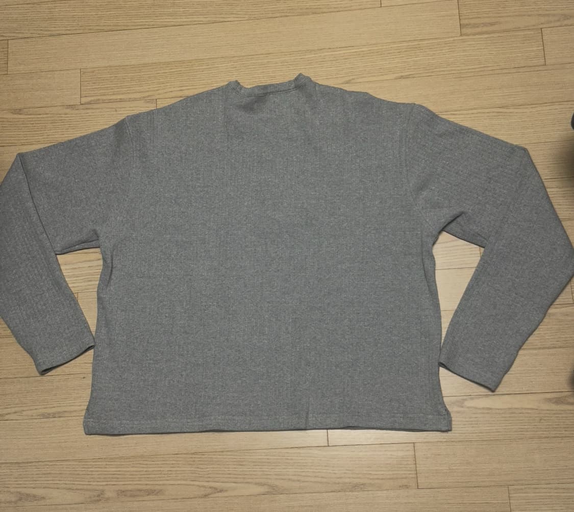 논노드 핑거홀 헨리넥 그레이 상품이미지4