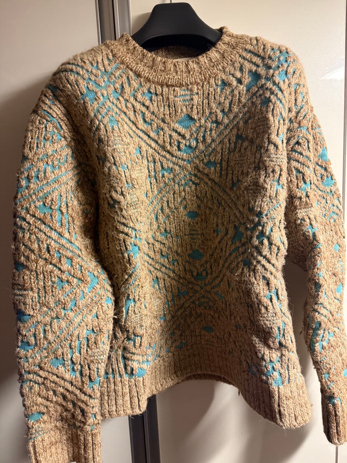 앤더슨벨 자카드 니트 L 상품이미지3