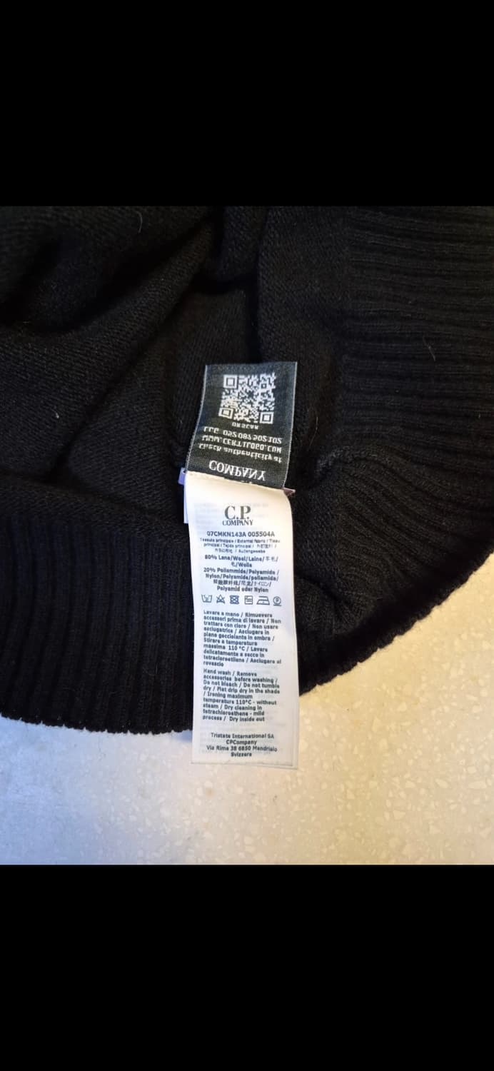 CP컴퍼니 울 터틀넥 니트 블랙 상품이미지4