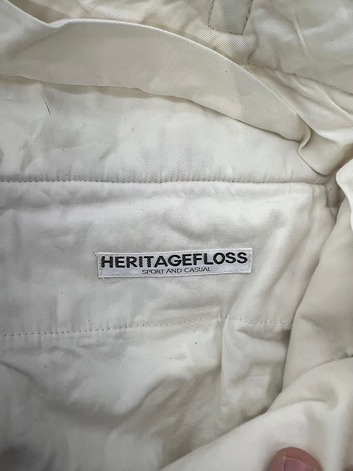 헤리티지 플로스 아이보리 골덴 코듀로이 트라우저 팬츠 상품이미지7